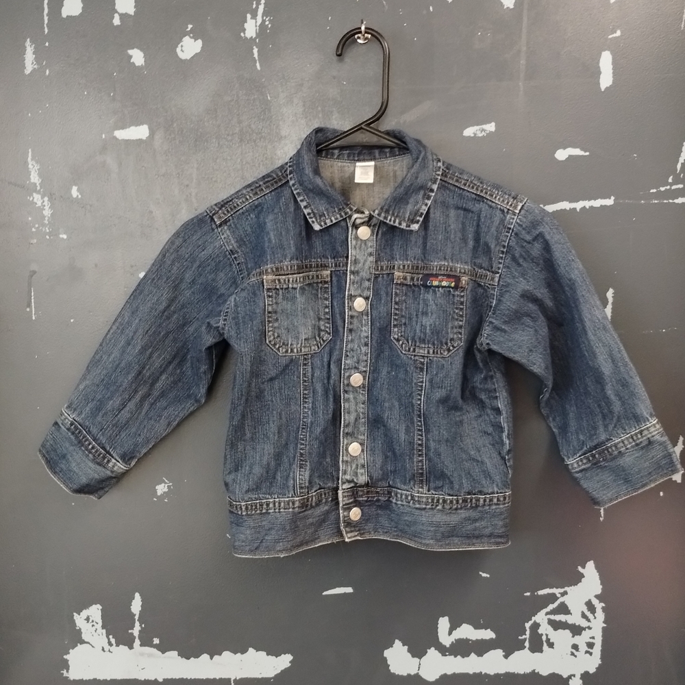 Disney Store Mickey Mouse Clubhouse denim Jean jacket 4T Donald duck Goofy - Picture 3 of 16